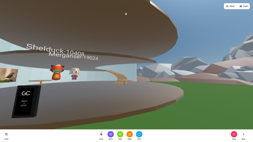 仮想空間 Mozilla Hubs でGCmeeting